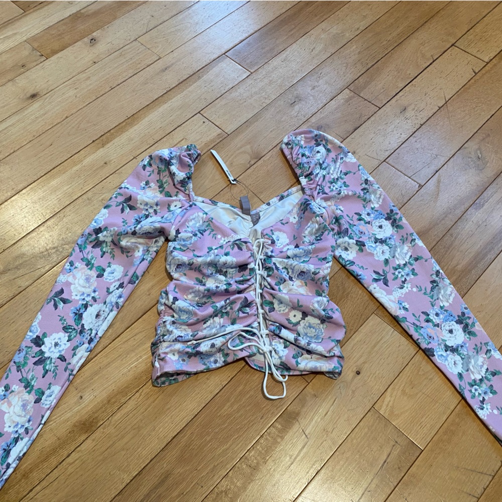 ASOS Tie-Front Top